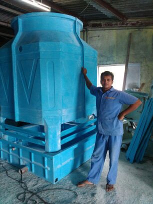 making frp cooling tower